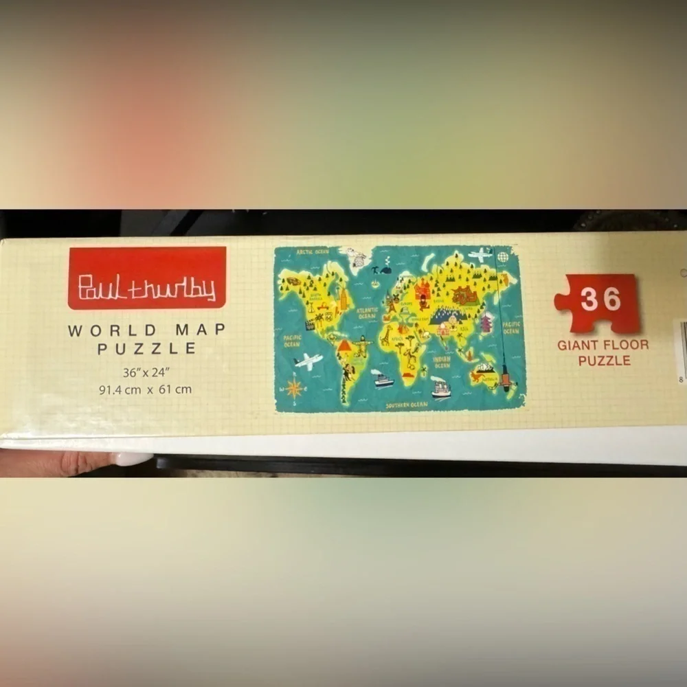 Paul thirty World‎ Map Puzzle
